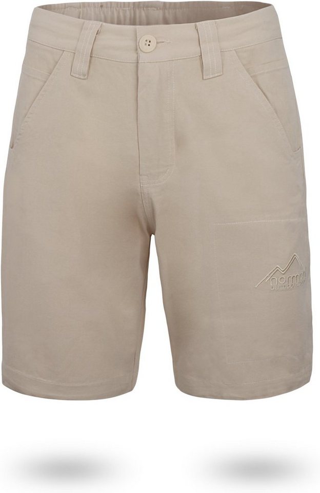 normani Bermudas Herren Shorts Gobi Vintage Shorts kurze Chino Sommershort mit invisible Zippertasche aus 100% Bio-Baumwolle von normani