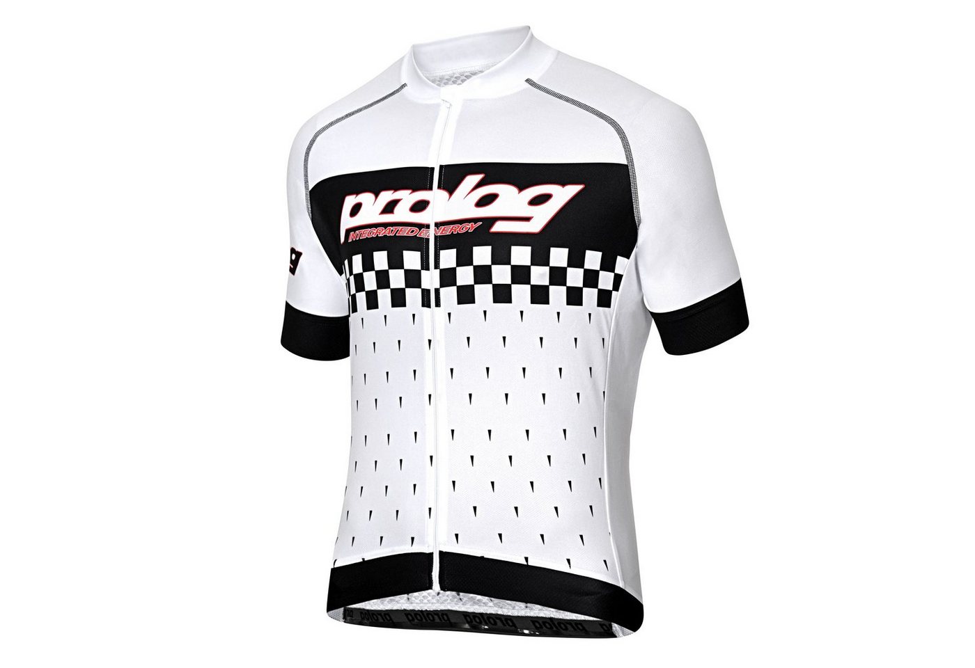 prolog cycling wear Radtrikot Herren Fahrradtrikot kurzarm „Integrated Energy White“ von prolog cycling wear