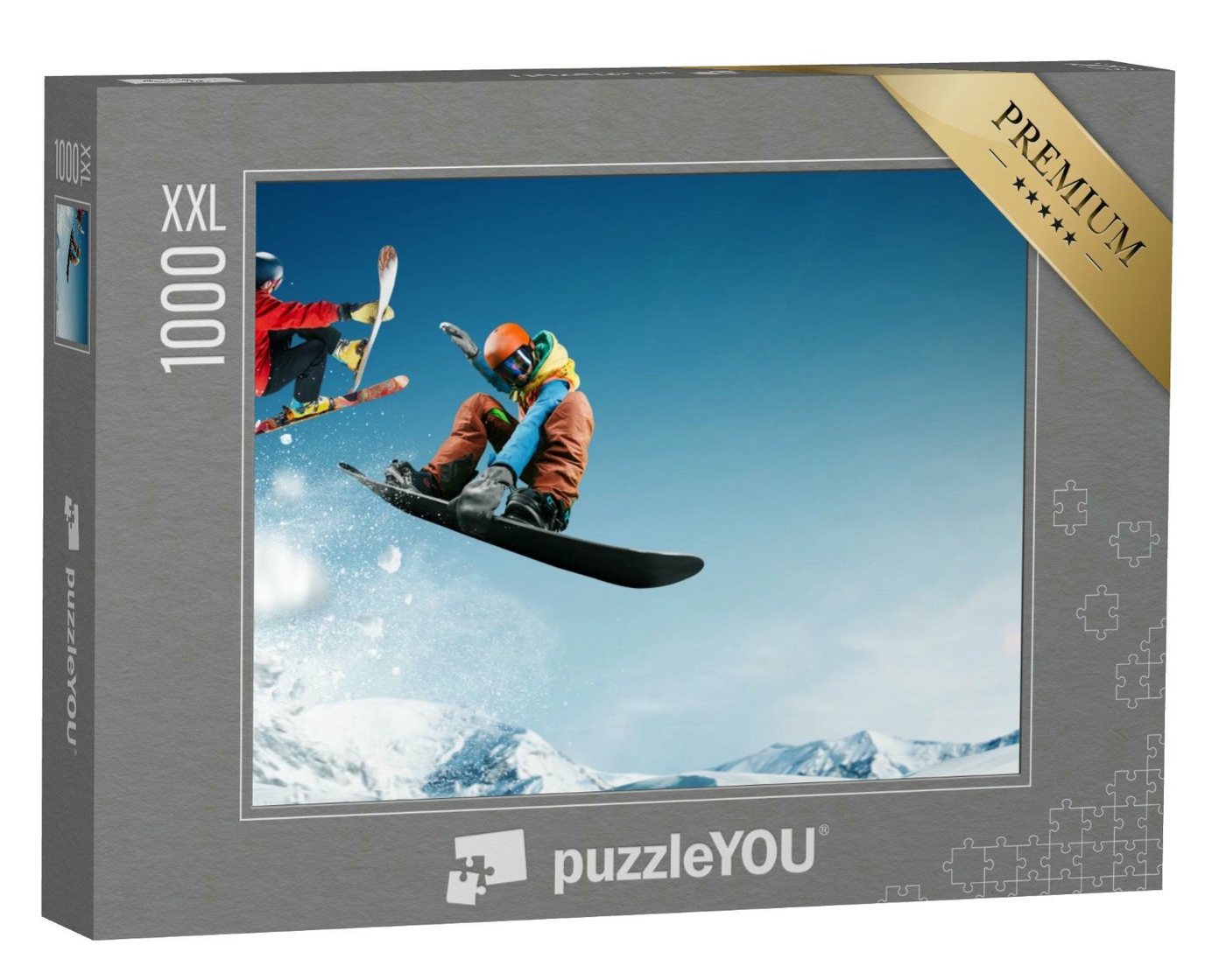 puzzleYOU Puzzle Extrem- und Funsport: Snowboarding, 1000 Puzzleteile, puzzleYOU-Kollektionen Sport von puzzleYOU
