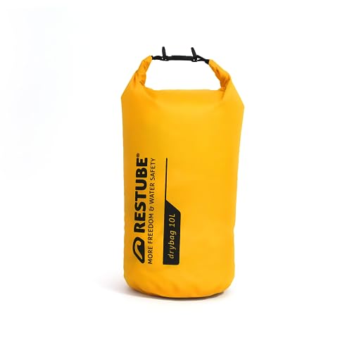 Restube Wasserdichter Drybag – Premium-Qualität für ultimativen Schutz | Vielseitig und geräumig | Ideal für Reisen, Wandern, Wasseraktivitäten | 100% wasserdicht und langlebig - [10L] von Restube