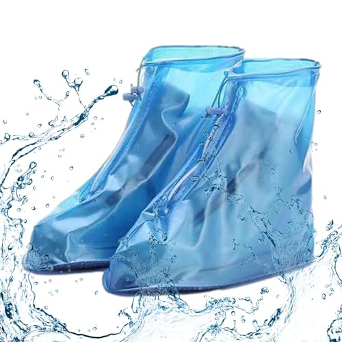 shjxi Wasserdichte Schuhabdeckung – wasserdichter Schuhschutz, rutschfester Regengaloschen, Regenschoner für Reisen, Camping von shjxi