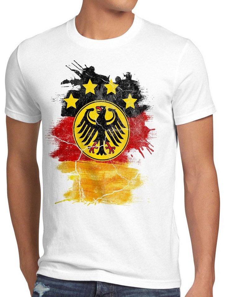 style3 Print-Shirt Deutschland Wappen EM 2024 Herren T-Shirt Fußball Europameisterschaft von style3