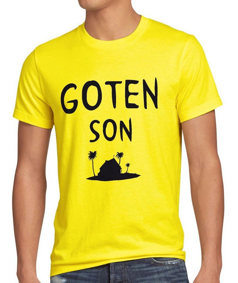 style3 Print-Shirt Herren T-Shirt Goten Son Dragon Roshi Z Ball Super Vegeta Goku Anime Fan Manga von style3
