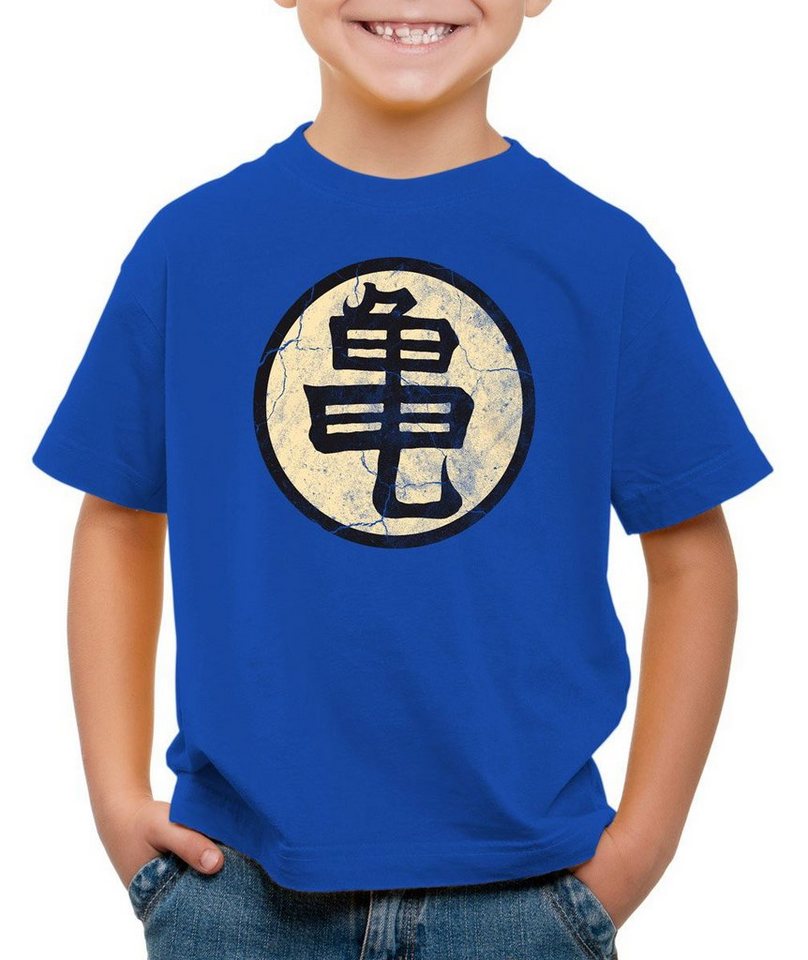 style3 Print-Shirt Kinder T-Shirt Goku Roshis Turtle School son dragon vegeta gym ball saiyajin db von style3