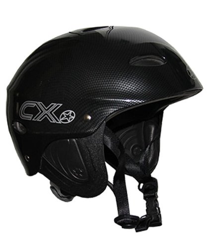Concept X Kite + Surf Helm CX Pro Wassersporthelm White/Schwarz/Carbon (carbon, L) von surfshop24