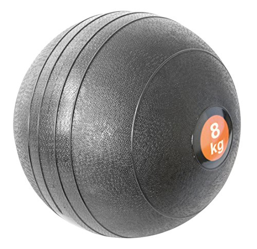 Slam Ball 8kg schwarz Medizinball Krafttraining Bootcamp Gewichte schwarz von sveltus