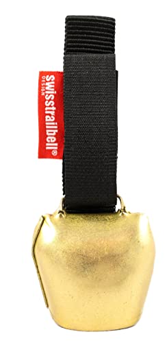 swisstrailbell® "The New Gold Edition", Fahrradklingel,Trailbell, Bärenglocke, Signalglocke von swisstrailbell