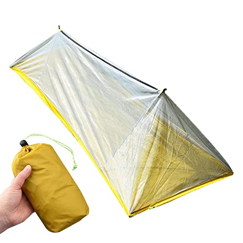 Kleines Campingzelt 1 Person,Leichtes, tragbares Rucksack-Mesh-Zelt - Leichtes Outdoor-Zelt für Backpacking und Wandern Tacery von tacery
