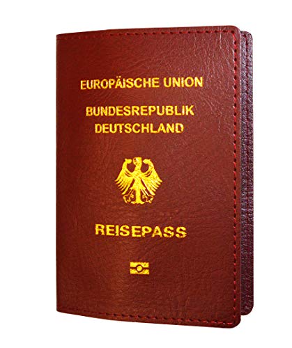 Reisepasshüllen Deutschland Germany Passport Pass Schutzhülle Kunstleder (1 Stück) von thb Richter