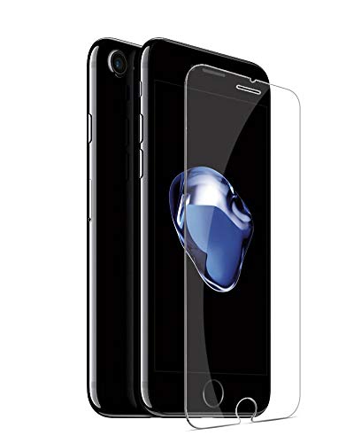thb Richter 2 Stück / 2er-Set Handy-Displayschutzfolien für Apple iPhone Panzerfolie HD Transparent Hartglas 9H-Härte Anti-Fingerprint Kratzfest Glasfolie Anti-Luftblasen (iPhone 8 Plus) von thb Richter