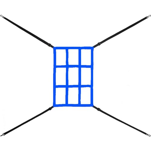 udnzpfuy Baseballnetz, Pitching-Netz, extra groß, einfach zu installieren, Schlagübungsnetz, Sportzubehör (55,9 x 33 cm), Blau von udnzpfuy