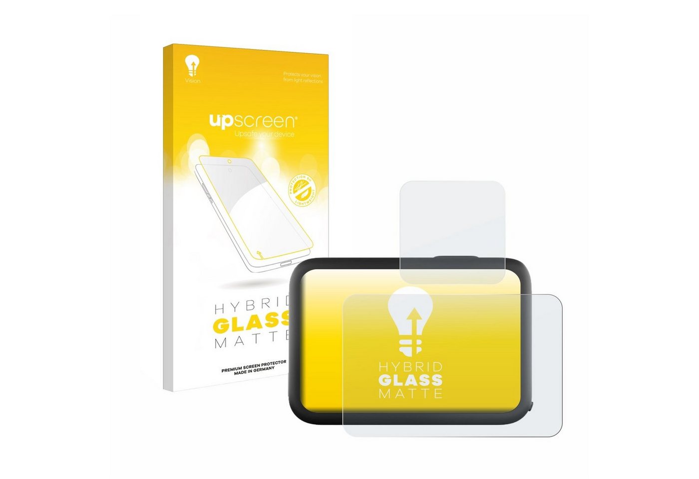 upscreen flexible Panzerglasfolie für GoPro Hero 11 Black, Displayschutzglas, Schutzglas Glasfolie matt entspiegelt von upscreen