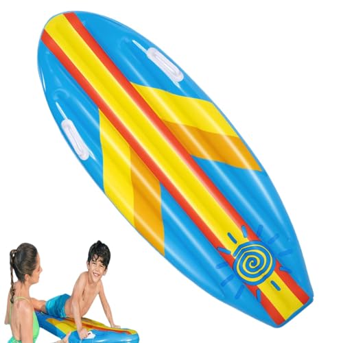 usefulbeauty Aufblasbares Bodyboard, aufblasbare Surfbrett-Floats - Aufblasbare stabile Poolflöße Floaties bunt | Multifunktionales Strand-Pool-Spielzeug, wiederverwendbares, attraktives von usefulbeauty
