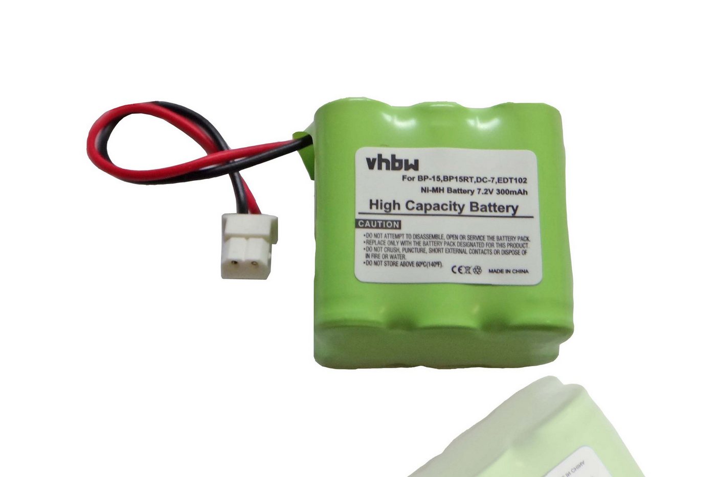 vhbw Akku passend für Kompatibel mit Dogtra 1500NCP Transmitter, 1600NCP Transmitter Fitnesstracker / Hundehalsband (300mAh, 7,2V, NiMH) 300 mAh von vhbw