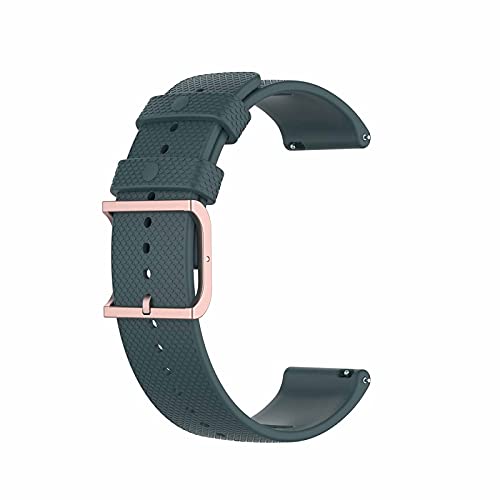 Ersatz Silikon Ersatzband Armbänder Band Strap Kompatibel mit Polar Unite/Polar Lgnite 20mm, Angenehm zu Tragen - Watch Fitnessarmband Ersatz-Silikonband-Uhrenarmbänder (Olivgrün) von wojonifuiliy