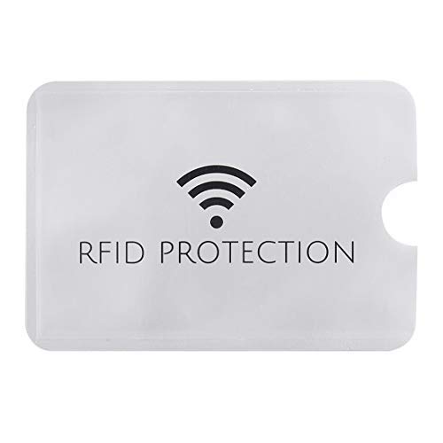 XTRAFAST 5X RFID Schutzhülle Schutz RFI NFC für Kreditkarten EC Karten RFID Card Blocker von XTRAFAST