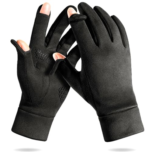 yeeplant Trendige Sport-Thermo-Handschuhe: dehnbar, atmungsaktiv und rutschfest, Winter-Touchscreen-Handschuhe für Herren von yeeplant