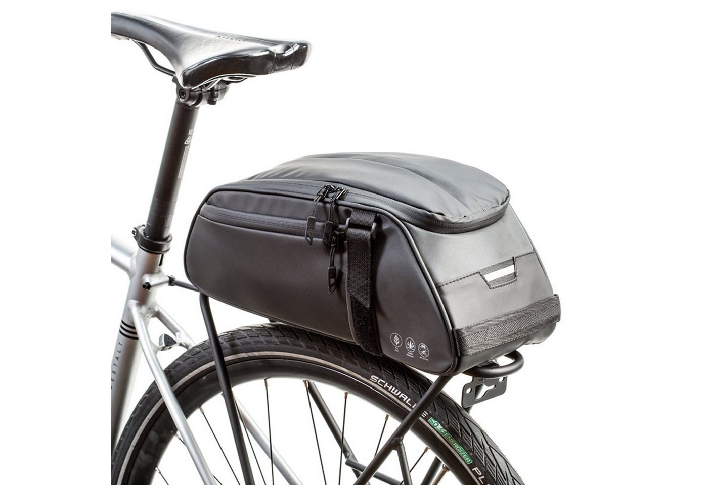 zggzerg Fahrradtasche Fahrrad Multifunktions Reflektierend Satteltaschen, 8L Wasserdicht von zggzerg