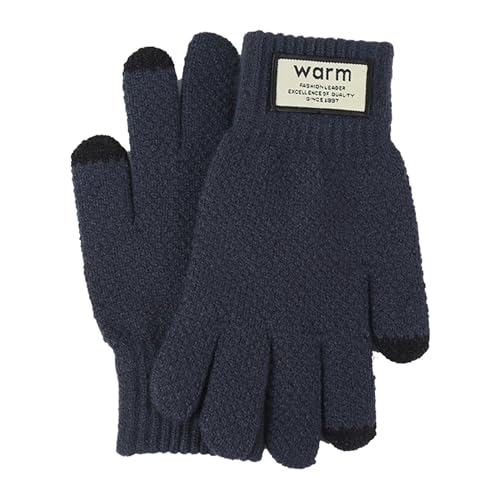 zwxqe Touchscreen Warme Handschuhe - Touchscreen Thermo Winterhandschuhe für Damen - Weiche Winddichte Warme Laufhandschuhe Thermo Handschutz für Fahren Skifahren von zwxqe