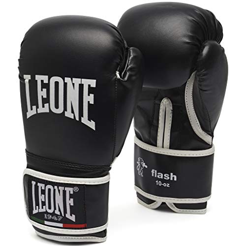 LEONE 1947, Flash-Boxhandschuhe, Unisex-Erwachsene, Schwarz, 10 OZ, GN083 von LEONE 1947