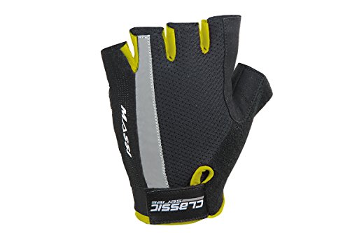 0 Massi Classic - Fahrradhandschuhe Unisex, Farbe schwarz/gelb Fluor, Größe L 0 Massi Classic - Fahrradhandschuhe Unisex, Farbe schwarz/gelb Fluor, Größe L von MASSI