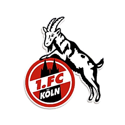 1. FC Köln Aufkleber Geißbock 8 cm - Plus gratis Aufkleber Forever Köln von VWPEYY