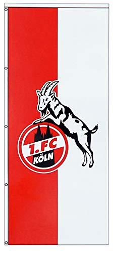 1. FC Köln Fahne/Hissfahne ** 150 x 350 cm ** Classic ** 5040047 von 1. FC Köln