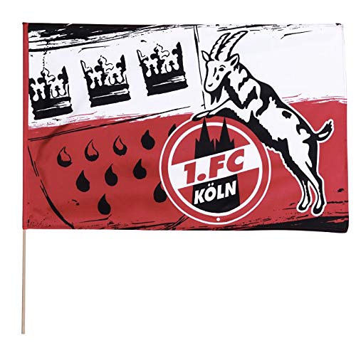 1. FC Köln Fahne/Stockfahne 60x90 cm ** Wappen ** 1. FC Köln Fahne/Stockfahne 60x90 cm ** Wappen ** von 1. FC Köln