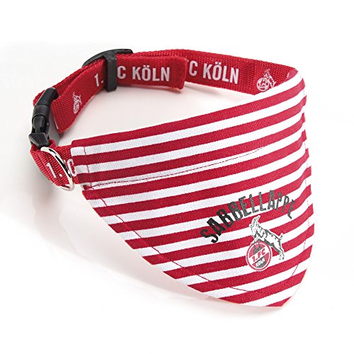 1. FC Köln Hunde Halsband MIT DREIECKTUCH Tuch Gr. M von 1. FC Köln