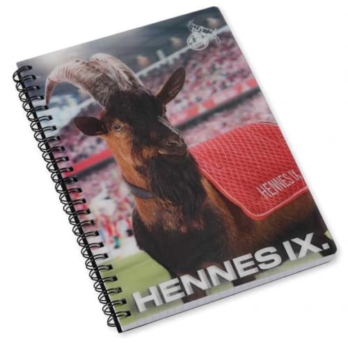 1. FC Köln Notizbuch - Hennes IX 3D - Tagebuch Notizblock - Plus Lesezeichen I Love Köln von 1. FC Köln