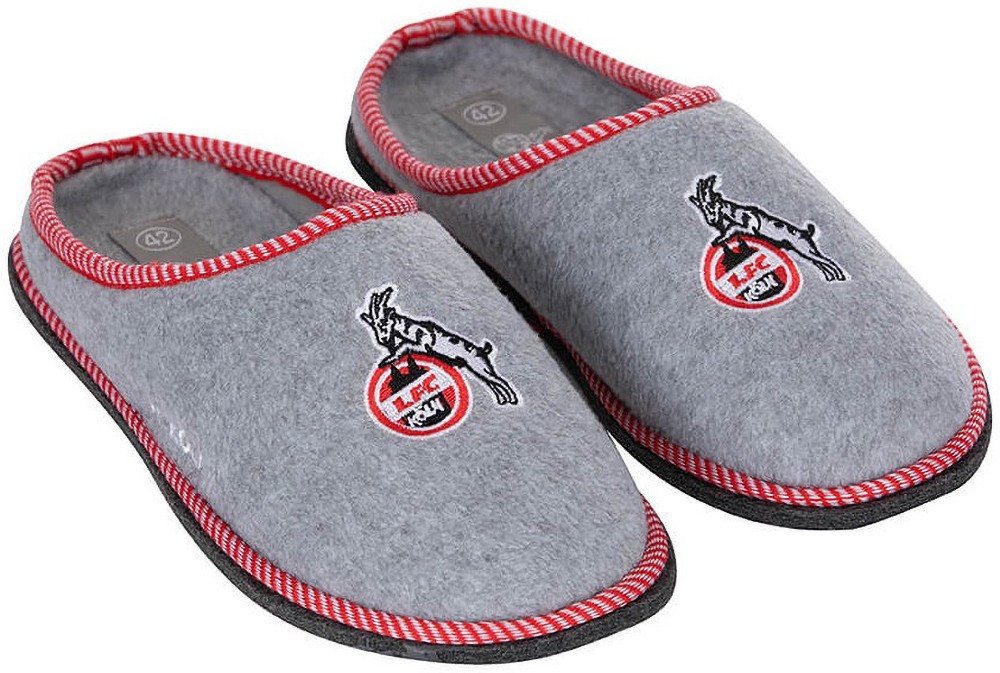 1. FC Köln Pantoffeln Hellgrau Logo Sneaker 1. FC Köln Pantoffeln Hellgrau Logo Sneaker von 1. FC Köln