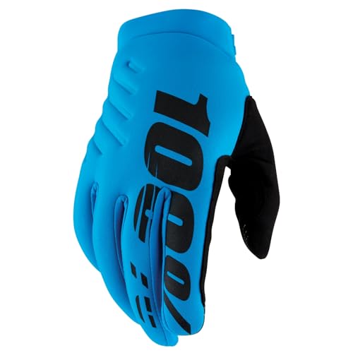 100%, 100%, BRISKER Glove - Turquoise, Adult, M von 100%