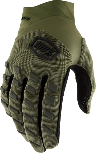 100%, AIRMATIC Gloves, Adult, L, Green von 100%