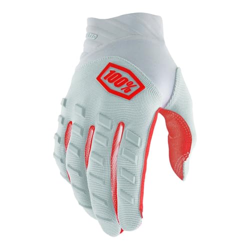 100%, AIRMATIC Gloves, Adult, L, NEON Silver ORANGE 100%, AIRMATIC Gloves, Adult, L, NEON Silver ORANGE von 100%