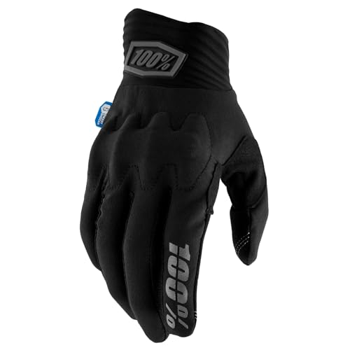 100%, Cognito SMART Shock Gloves, Adult, L, Black von 100%