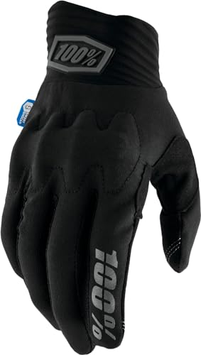 100%, Cognito SMART Shock Gloves, Adult, M, Black von 100%