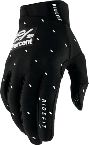 100%, RIDEFIT Gloves Slasher, Adult, L, Black von 100%