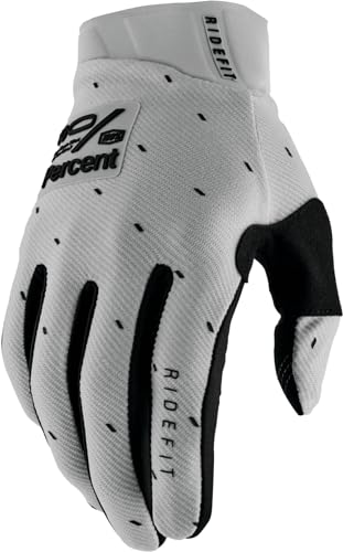 100%, RIDEFIT Gloves Slasher, Adult, XL, Silver von 100%