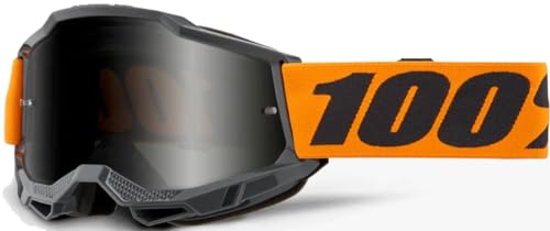 100% Accuri 2 Sand MX Offroad-Schutzbrille, Orange/Grau mit Rauchglas von 100%