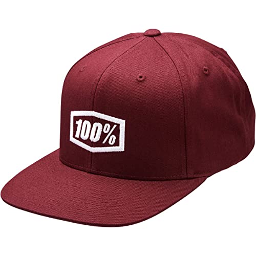 100% Casual Unisex Icon Snapback Cap Aj Fit Burgundy-Os Mütze, Weinrot, Einheitsgröße 100% Casual Unisex Icon Snapback Cap Aj Fit Burgundy-Os Mütze, Weinrot, Einheitsgröße von 100%