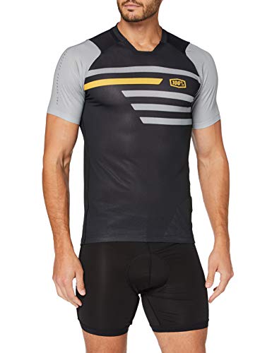 100% Celium Herren Kurzarmtrikot, Schwarz, XL 100% Celium Herren Kurzarmtrikot, Schwarz, XL von 100%