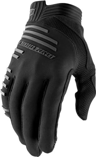100% GUANTES Unisex-Erwachsene R-Core Handschuhe M, schwarz (schwarz), M von 100%