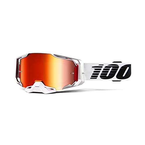 100% Herren 469-062-50005-00033 Motocross Schutzbrille, Rot, M von 100%