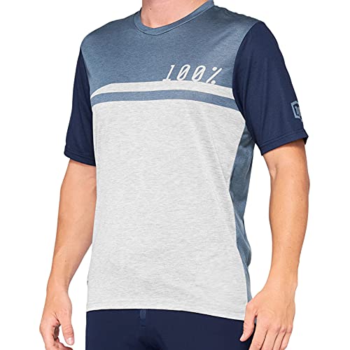 100% Herren Airmatic Trikot, Steel Blue-Grey, L 100% Herren Airmatic Trikot, Steel Blue-Grey, L von 100%