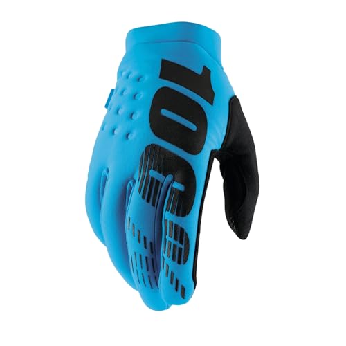 100% MTB-Handschuhe Brisker FA18 Türkis Gr. M von 100%