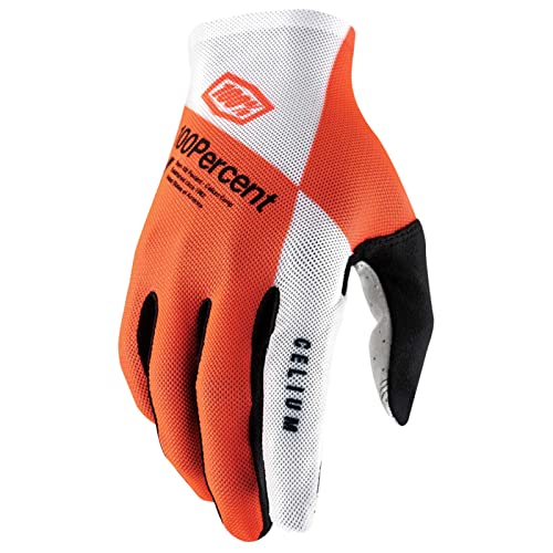 100% MTB-Handschuhe Celium Orange Gr. S von 100%