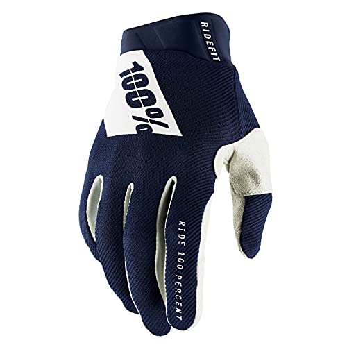 100% MTB-Handschuhe Ridefit Blau Gr. M von 100%
