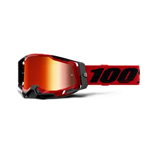 100 Percent Maschera 100% Racecraft 2 Red-Lente A Specchio Rossa Herrenbrille, mehrfarbig, Einheitsgröße 100 Percent Maschera 100% Racecraft 2 Red-Lente A Specchio Rossa Herrenbrille, mehrfarbig, Einheitsgröße von 100%