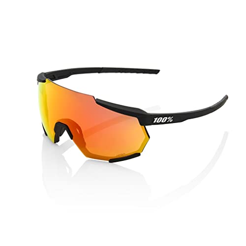 100% RACETRAP, Unisex Sonnenbrille für Erwachsene, schwarz, Einheitsgröße von 100%
