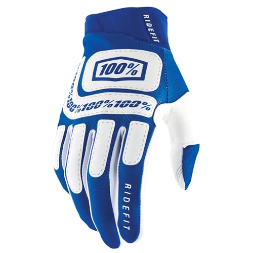 100% Unisex Handschuhe Ridefit, Bonita - Blau Weiß, M, HU-GLO-2051 100% Unisex Handschuhe Ridefit, Bonita - Blau Weiß, M, HU-GLO-2051 von 100%